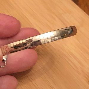Omega sterling bracelet